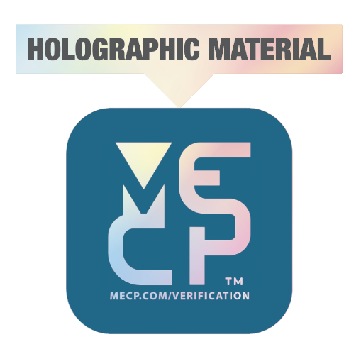 MECP Holographic Verification Sticker