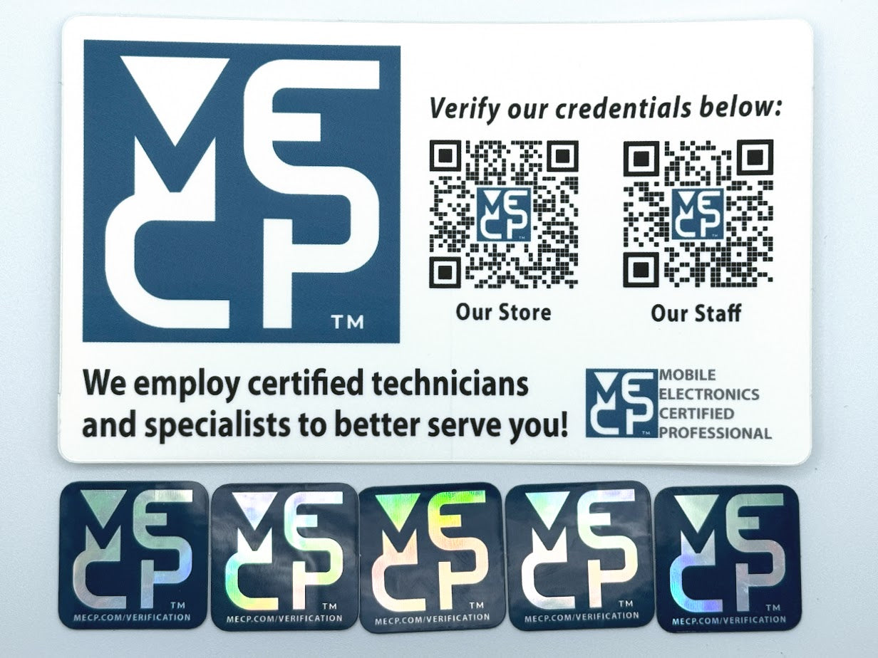 MECP Holographic Verification Sticker